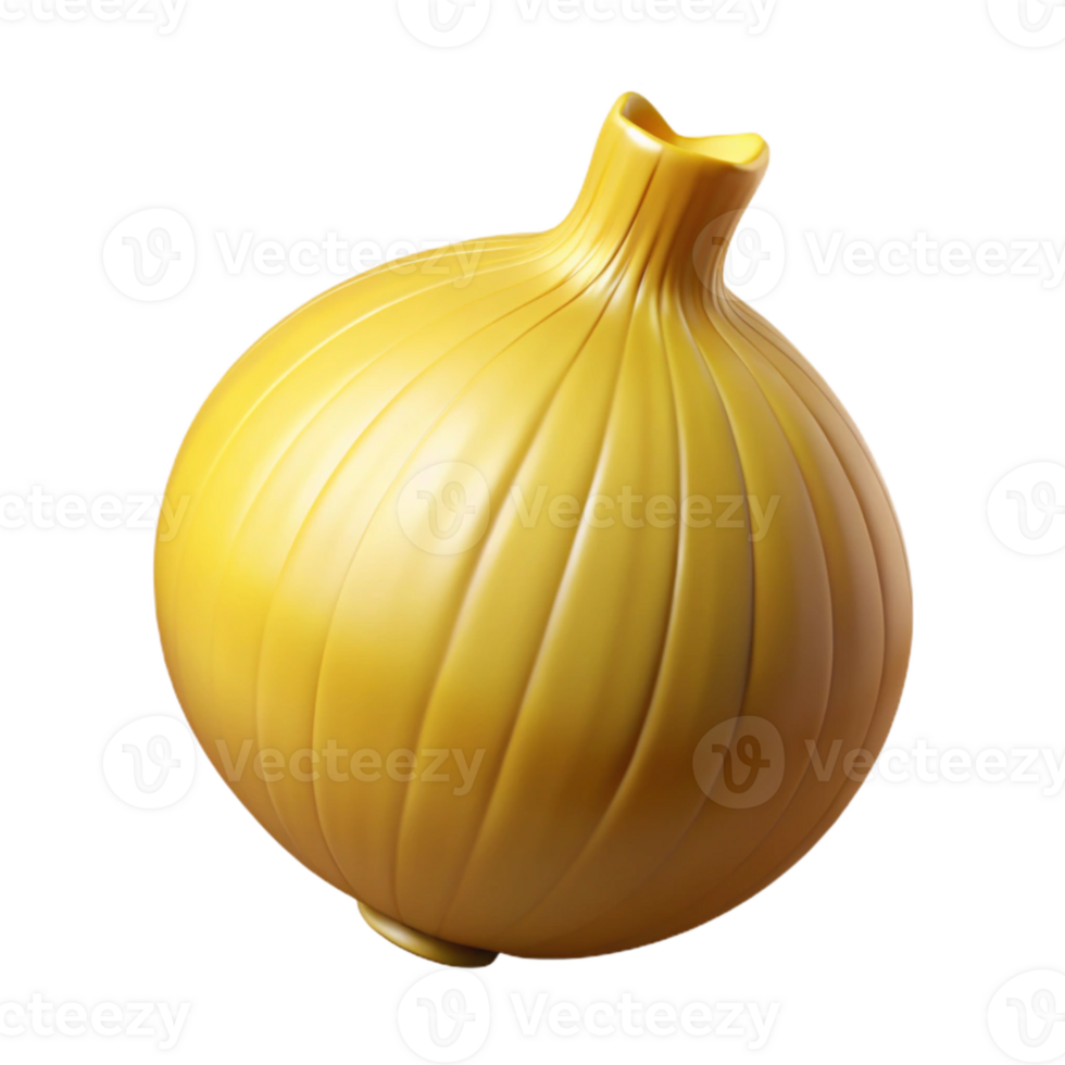 beautiful creative Yellow Onion Isolated Element Half Cut authentic png