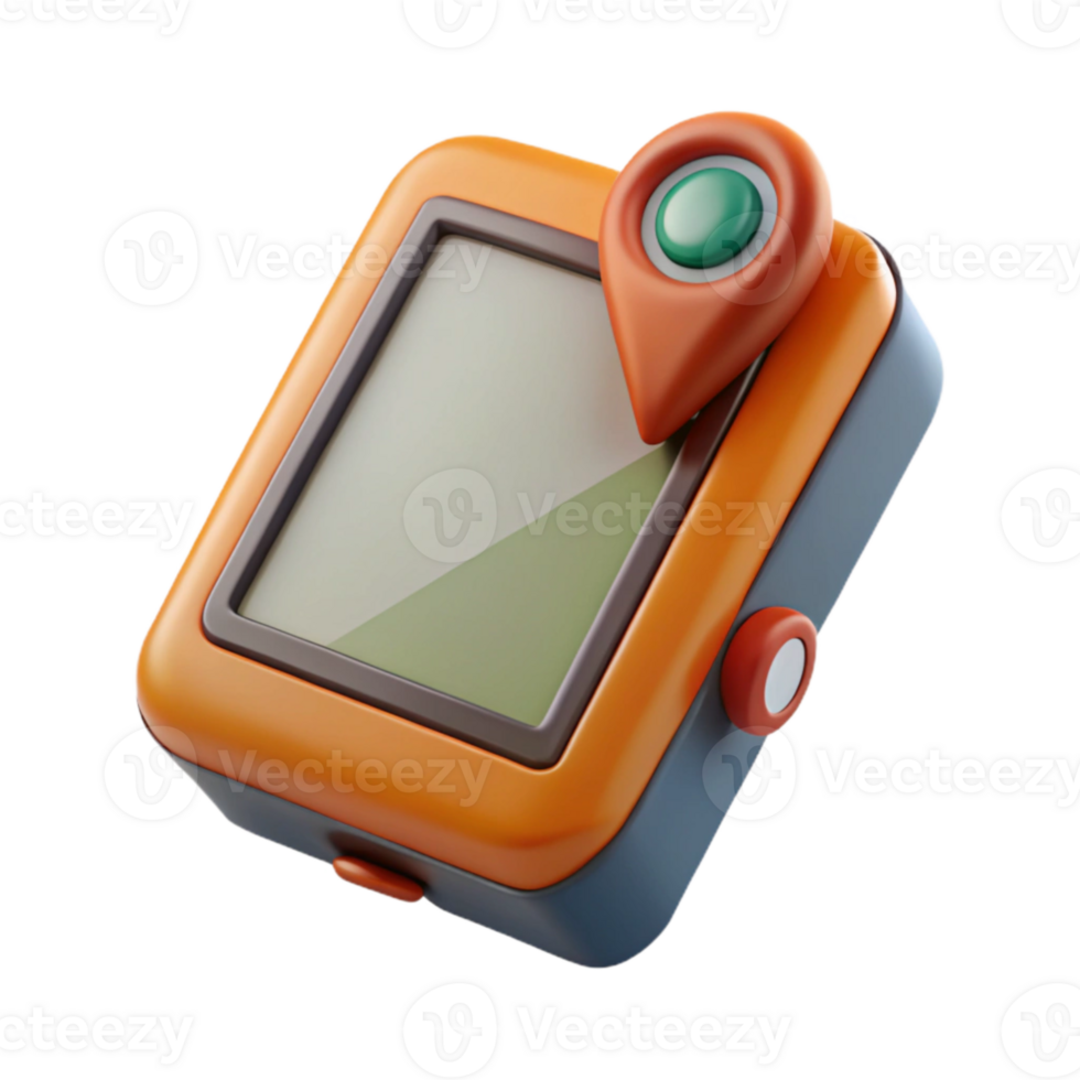magnificent modern Gps Device with Screen Display Isolated exclusive png