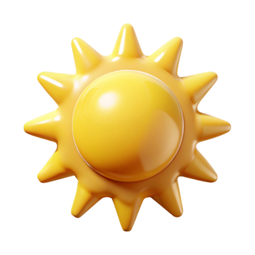 impressive vintage Yellow Sunburst Isolated Element with Transparent Background high resolution png