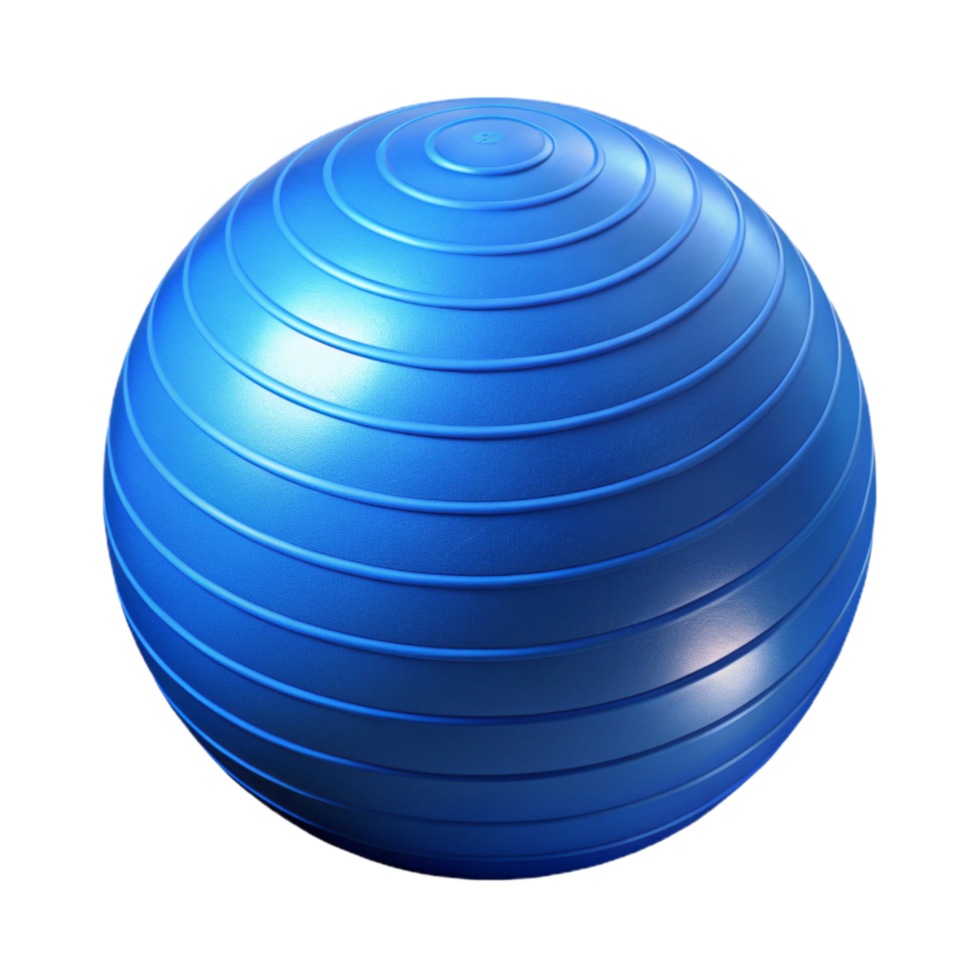 dramatic vintage Yoga Ball Blue Color Cutout original png