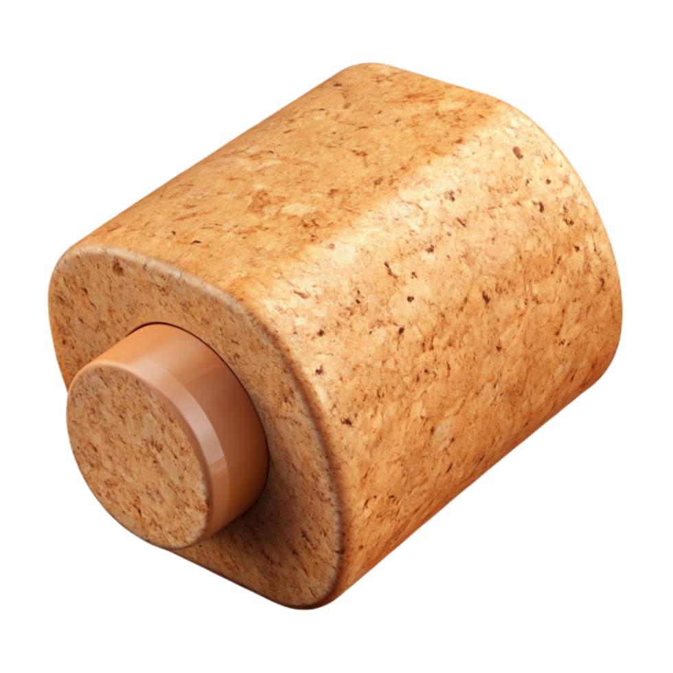 extraordinary rustic Yoga Block Cork Isolated Element professional png