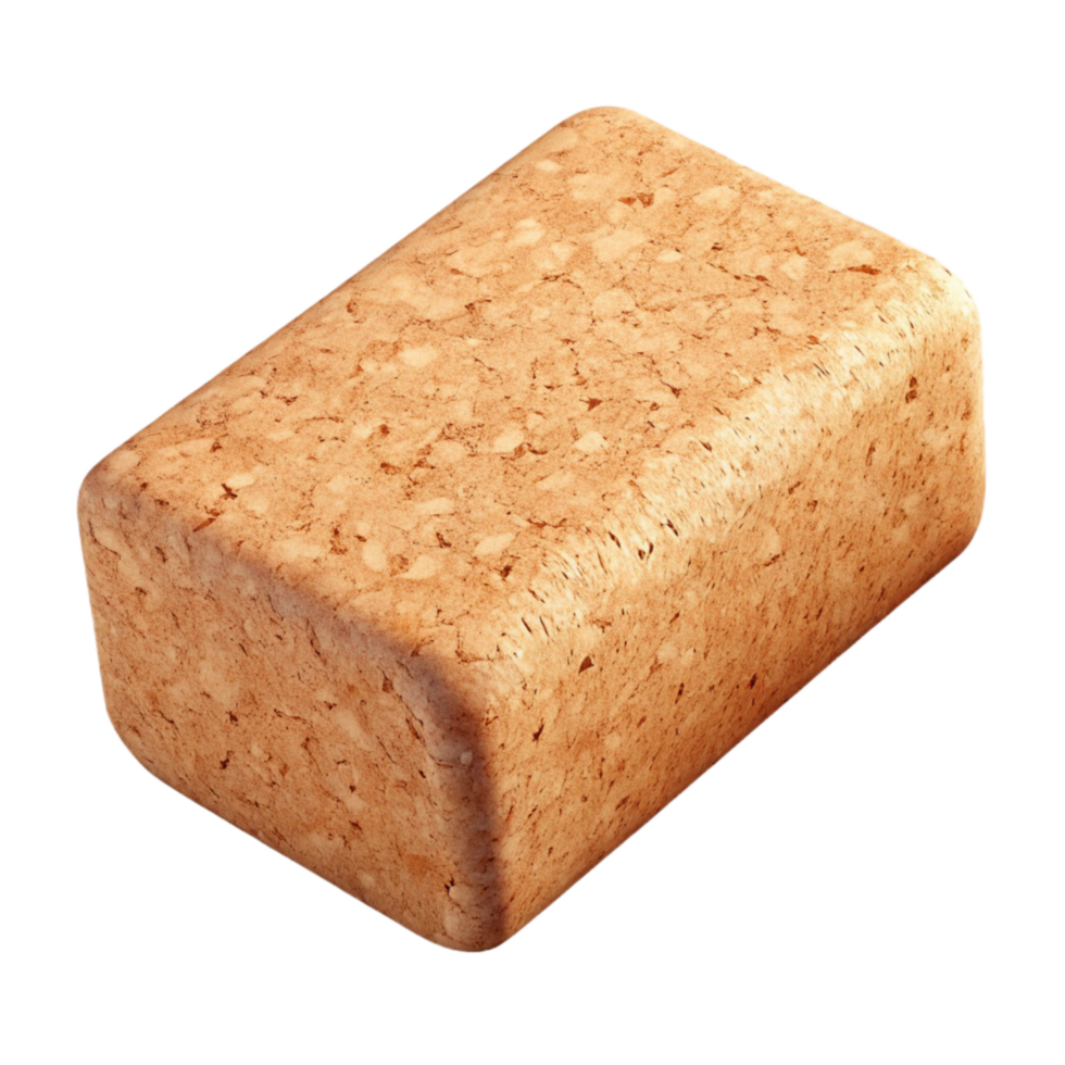 wonderful traditional Yoga Block Cork Material Rectangular Isolated authentic png