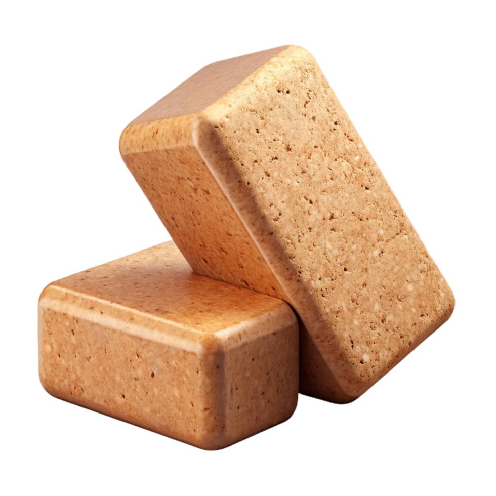 extraordinary rustic Yoga Blocks Cork Material Transparent Background high quality png