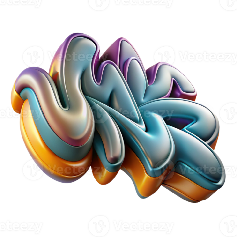 serene contemporary Graffiti Word Art Transparent Background high quality png