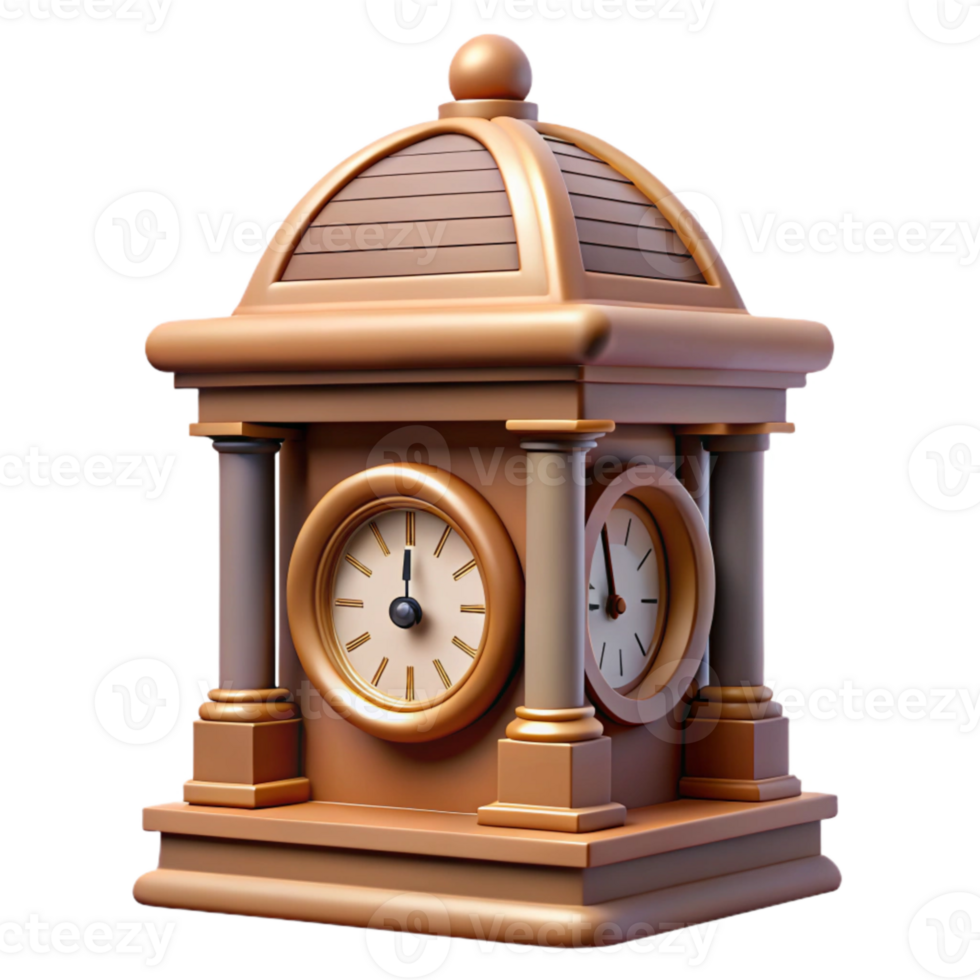 stunning modern Grand Clock Tower Detailed Clock Face Isolated exclusive png