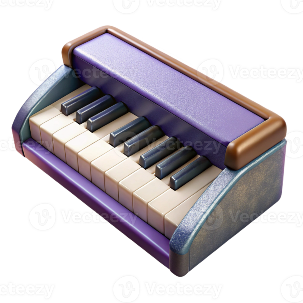 beautiful classic Grand Piano Keyboard Close Up Isolated Transparent Background premium png