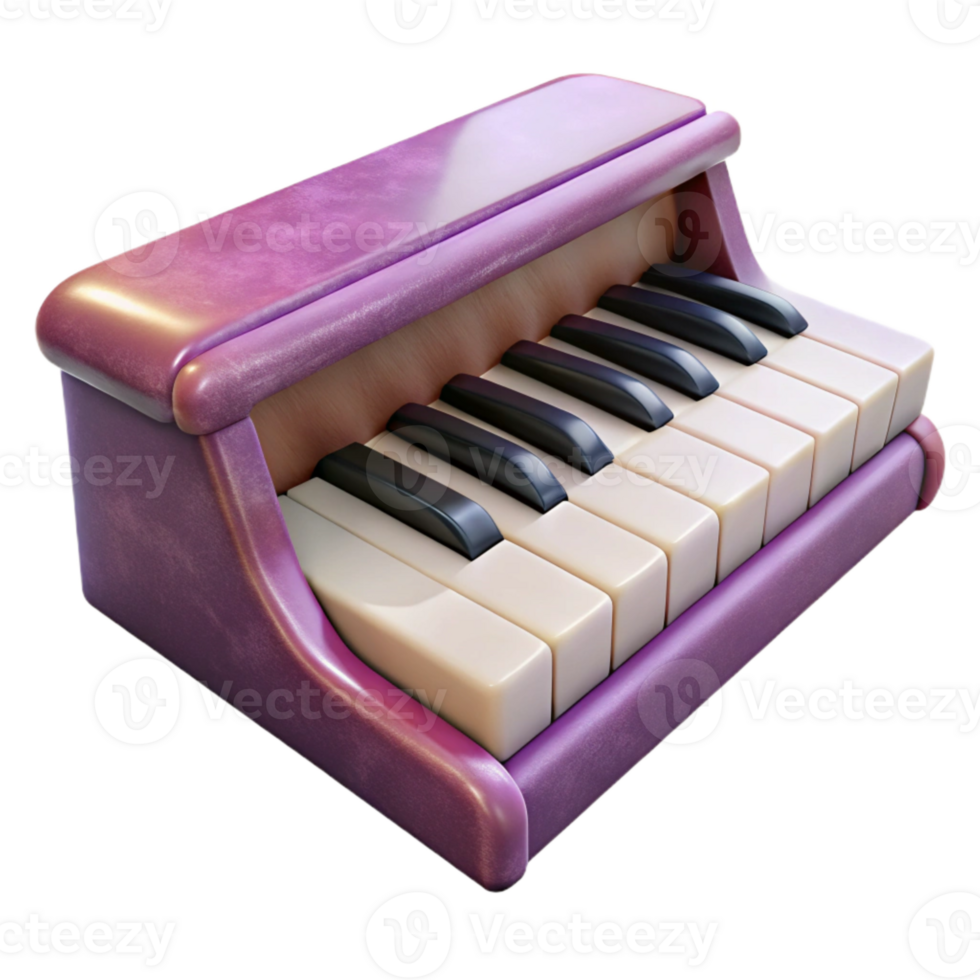 wonderful abstract Grand Piano Keyboard Close Up Isolated Transparent Background original png