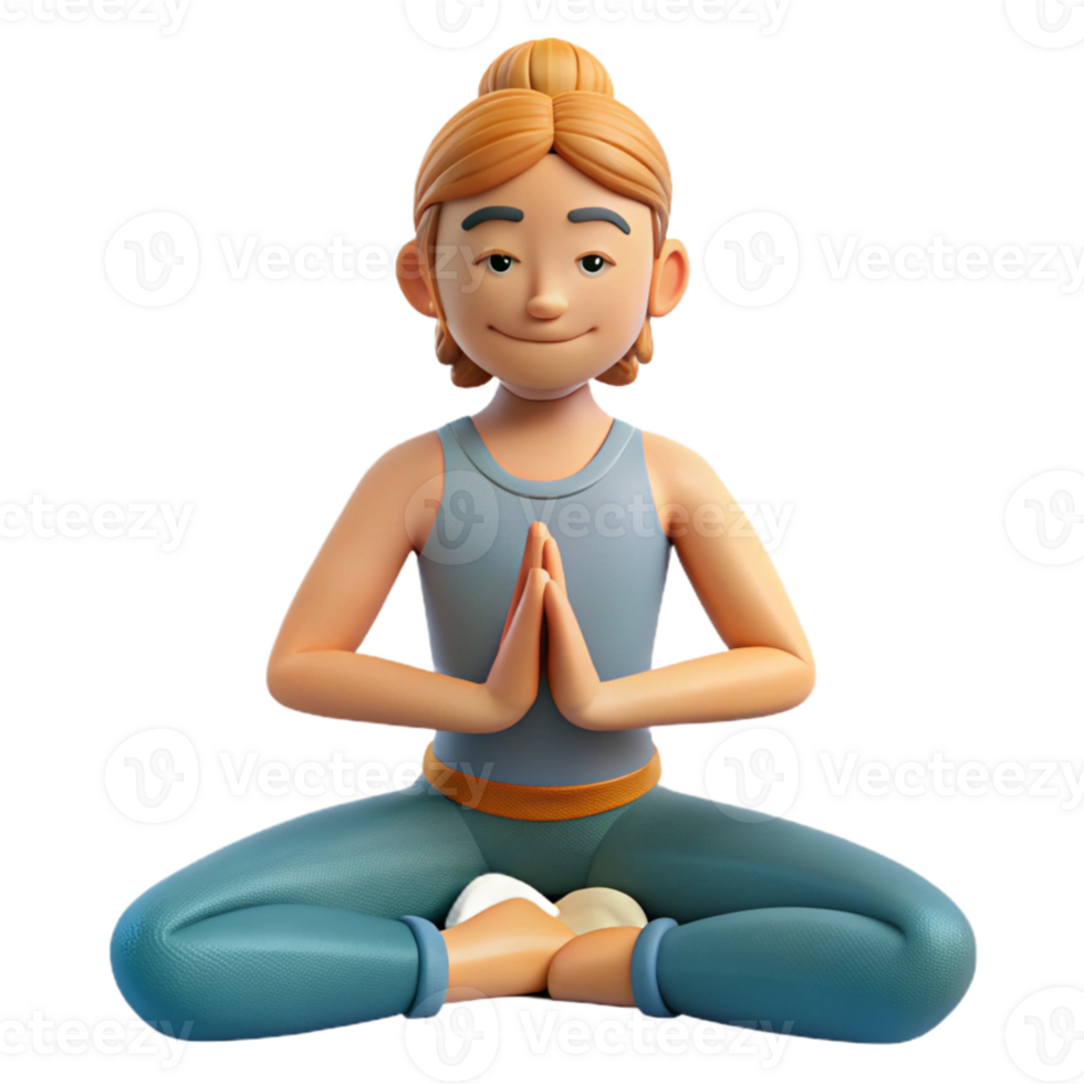 elegant artistic Yoga Pose Cobra Pose Isolated png