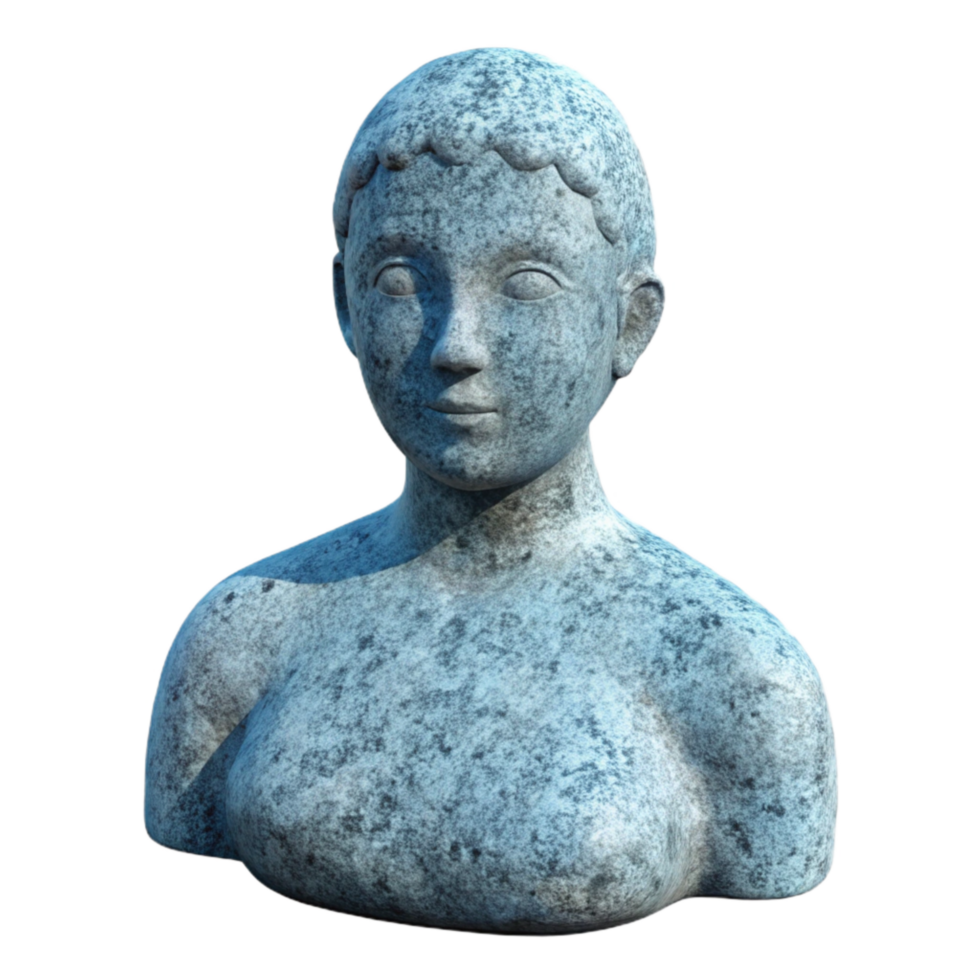Granite Statue Backlit png