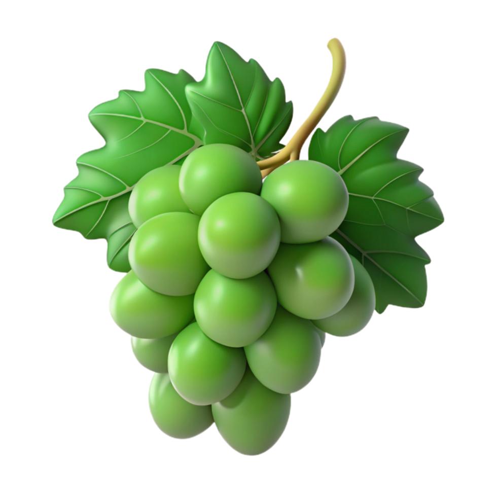 impressive traditional Grapevine with Grapes Cutout Green Leaves authentic png