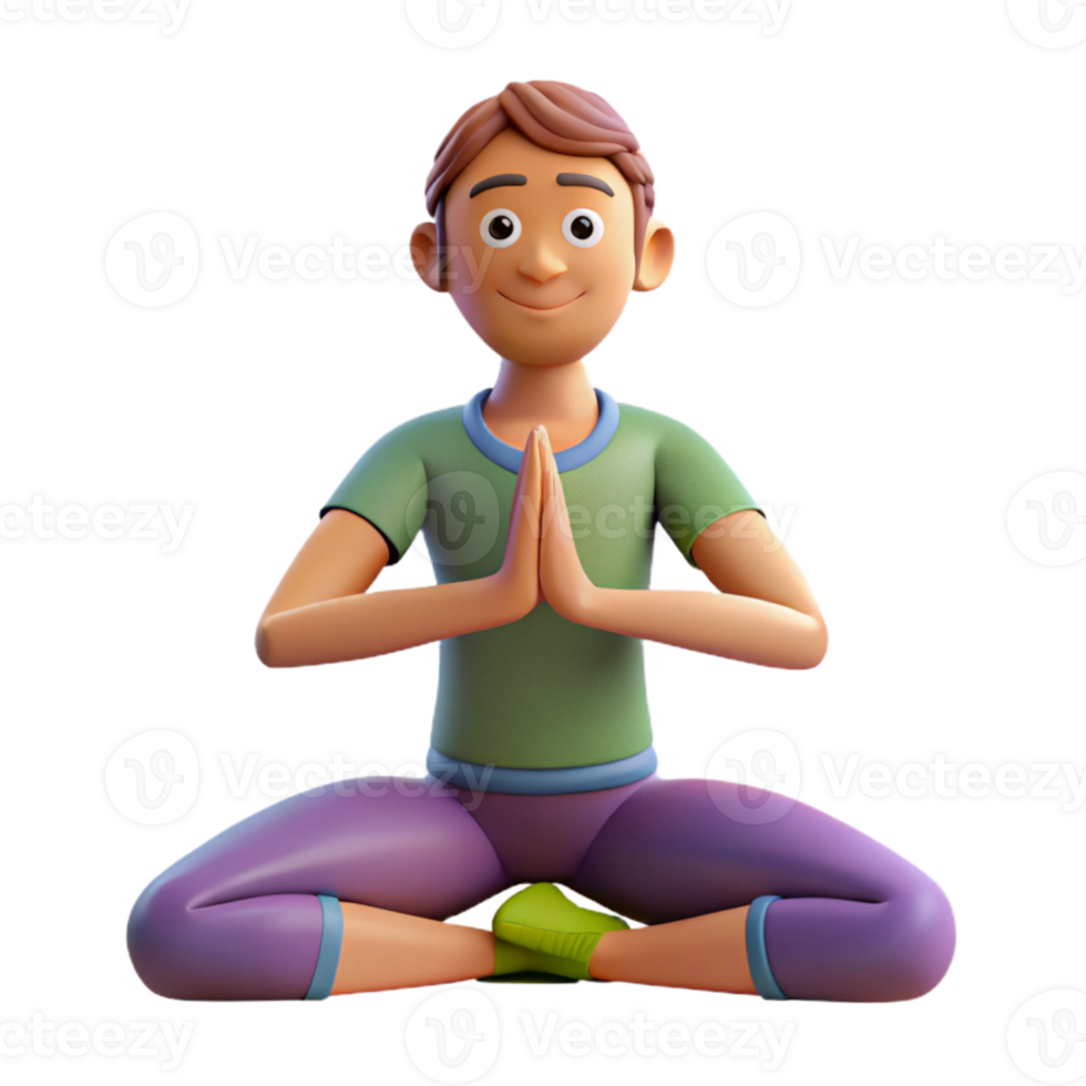 elegant minimalist Yoga Poses Set Cutout with Various Asanas exclusive png
