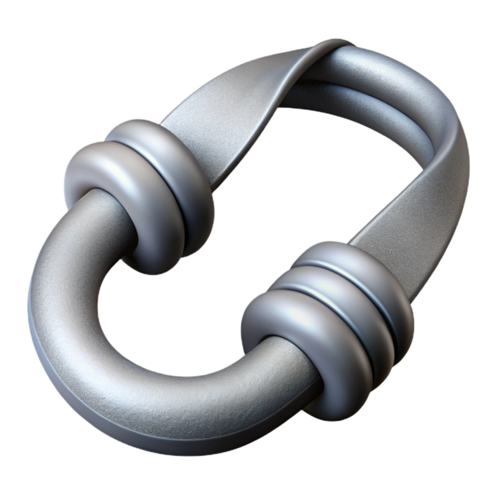 Gray Resistance Band Stretched Isolated png