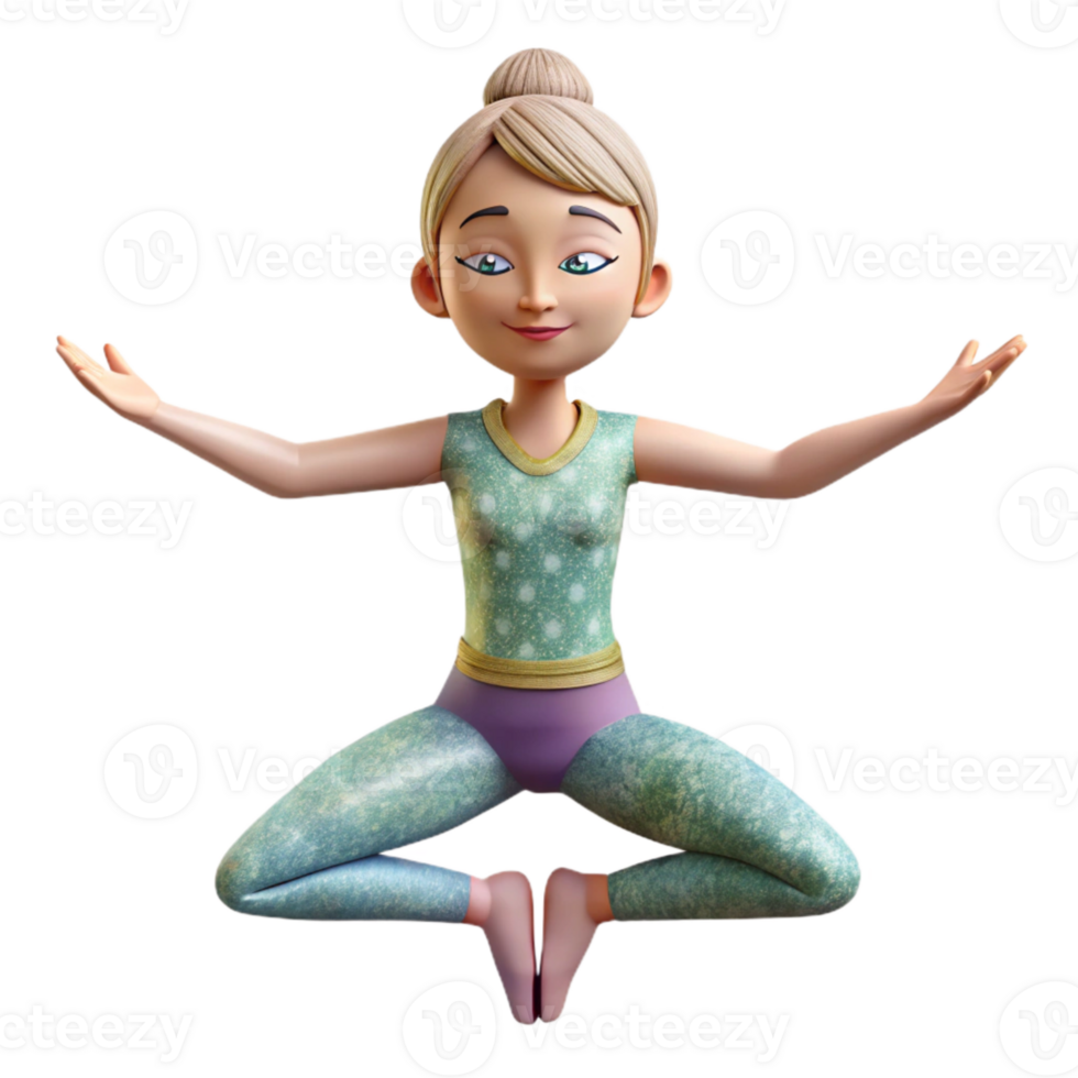 beautiful contemporary Yoga Pose Warrior Ii Transparent Isolated original png