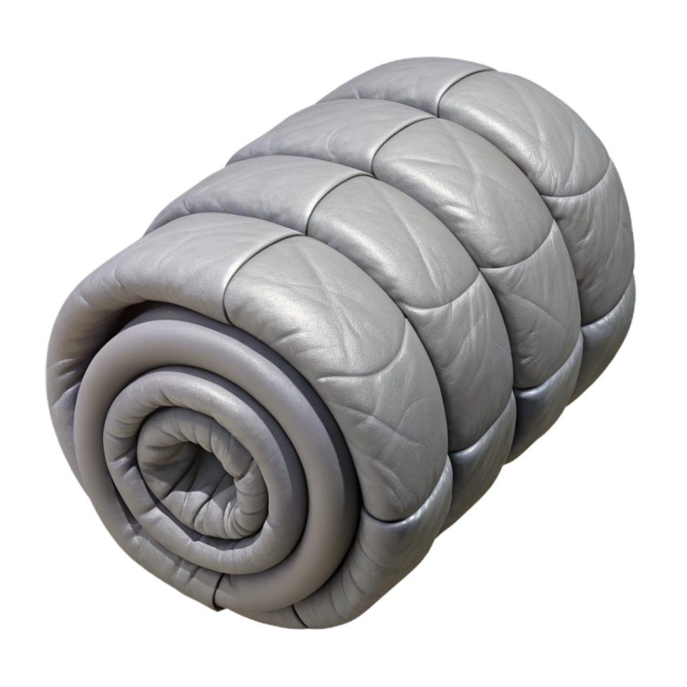 extraordinary traditional Gray Sleeping Bag Rolled Cutout authentic png