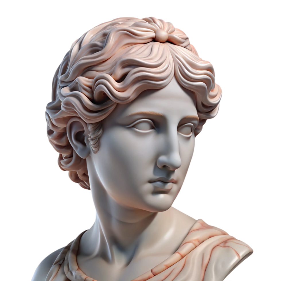wonderful classic Greek Statue Marble Texture Detail Transparent detailed png