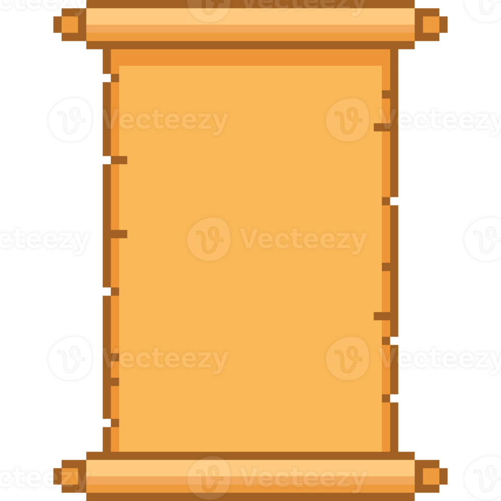 Old brown paper. Roll paper. Vintage paper png