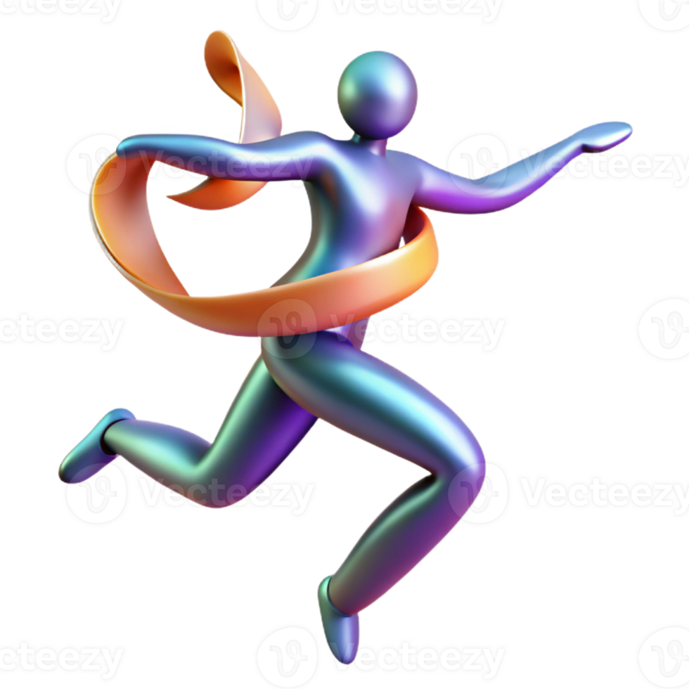 extraordinary rustic An abstract representation of dance, depicted through flowing lines and dynamic poses, kinetic art style high quality png
