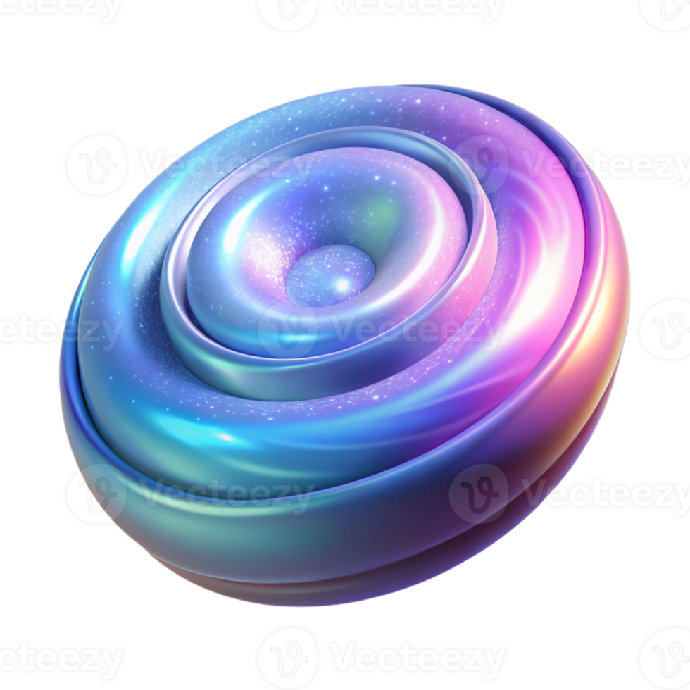 serene vintage A holographic projection of a galaxy, rotating slowly, ethereal lighting, abstract style high resolution png