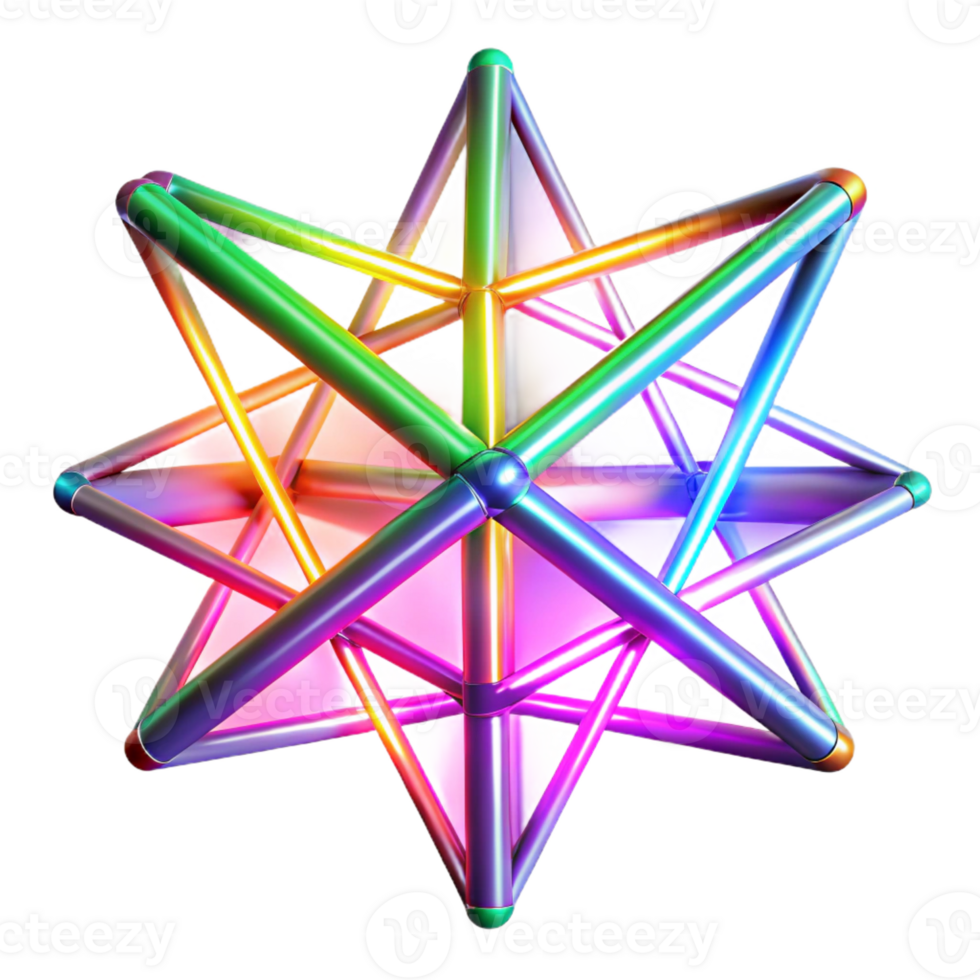 magnificent modern A dynamic composition of intersecting laser beams in vibrant neon colors, creating a complex web of light and shadow, with a dark, atmospheric background genuine png