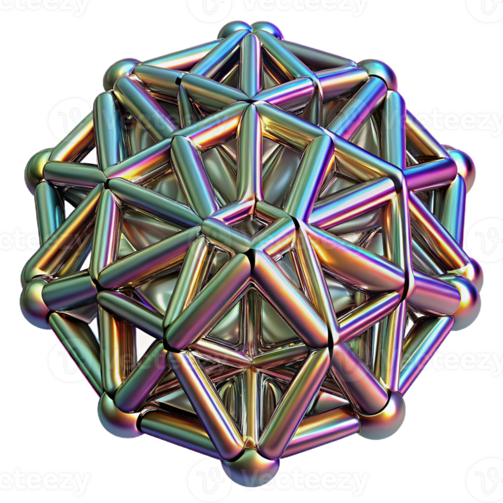 stunning minimalist A network of intricate, fractal patterns etched onto a metallic surface, reflecting a rainbow of colors, under harsh, directional light detailed png