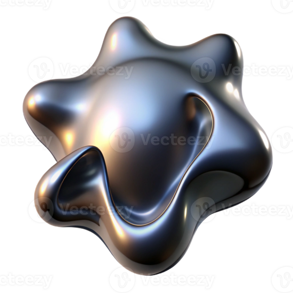 stunning classic Liquid mercury forming abstract shapes against a dark void, lit by a flashing strobe light, surrealist style, metallic texture, high resolution png