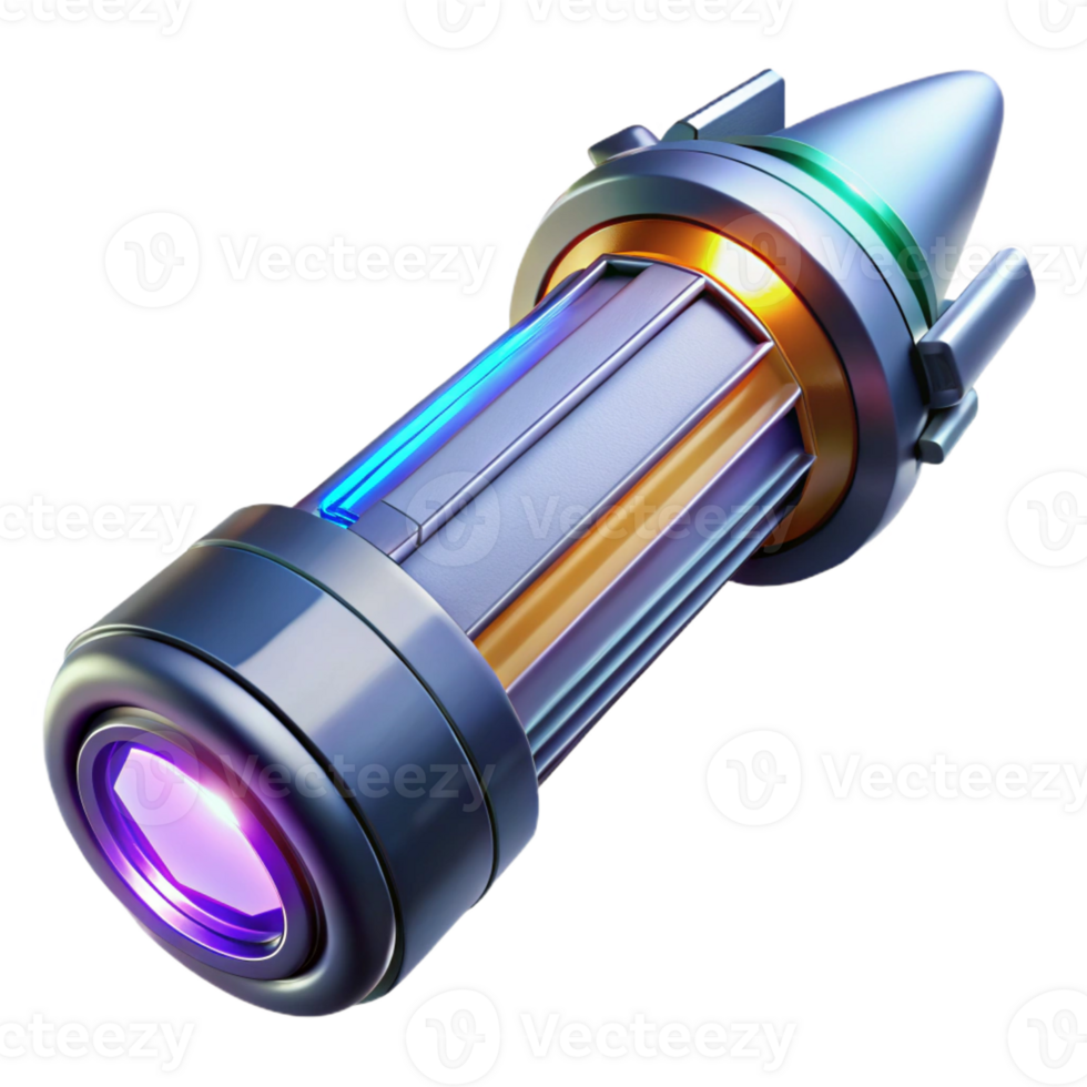 elegant contemporary Futuristic Weapon Sleek and Futuristic De high resolution png