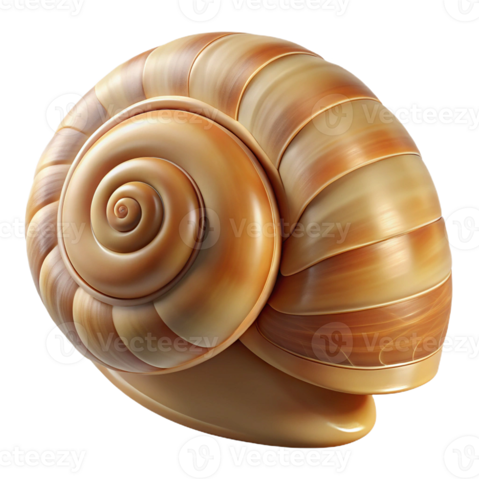 serene traditional A Close Up of a Snail Shell S Intricate P detailed png