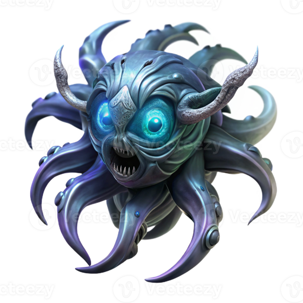 serene rustic A Colossal Biomechanical Creature With authentic png