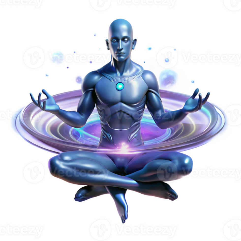 beautiful traditional A Powerful Psychic Being Levitating in A genuine png