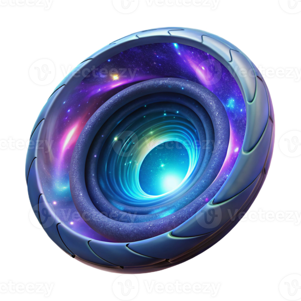 stunning classic A Massive Interstellar Portal Swirling authentic png
