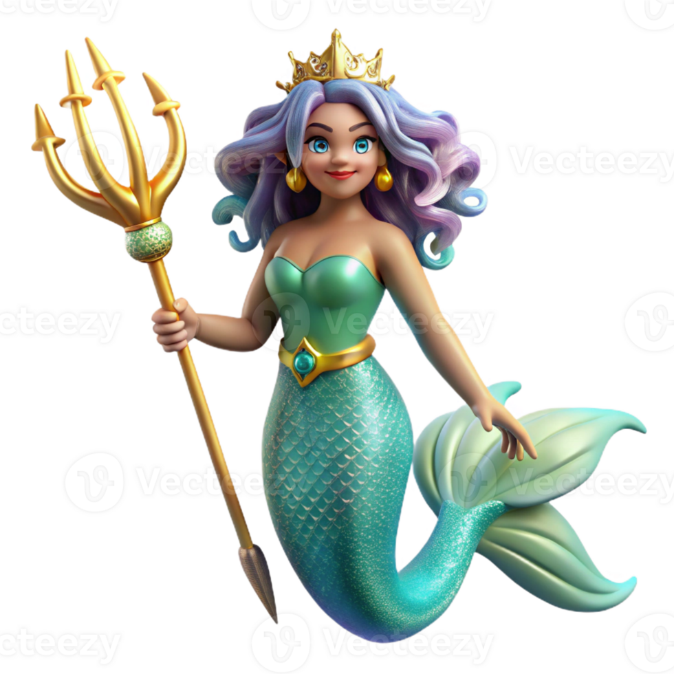 beautiful modern A Mermaid with Shimmering Scales exclusive png