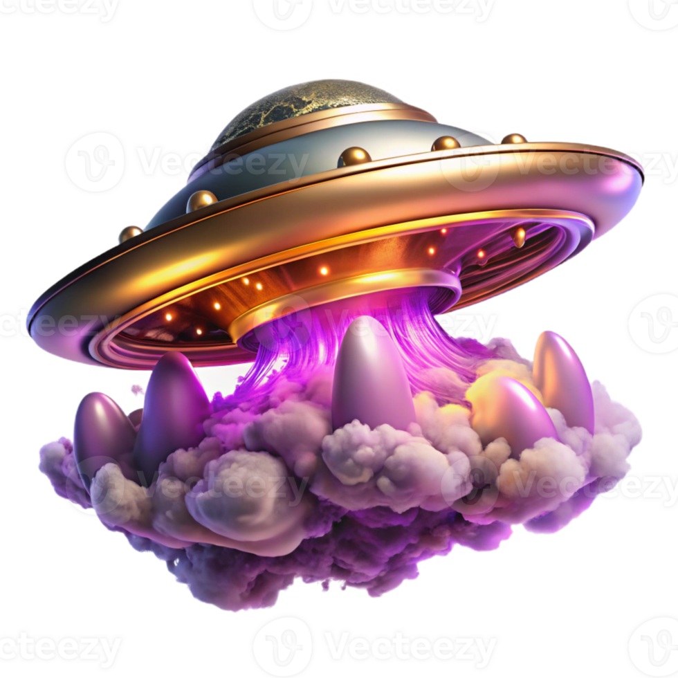 dramatic minimalist A Colossal Bioluminescent Spaceship Intri high quality png