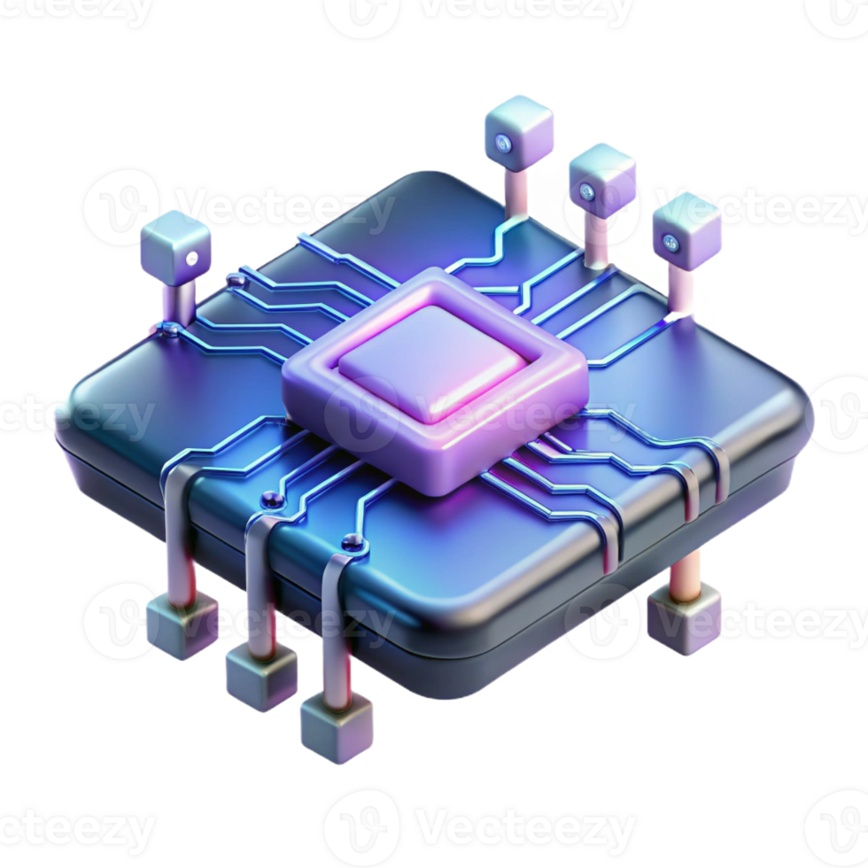 stunning contemporary A Single Microchip Magnified to Reveal Co 4K png