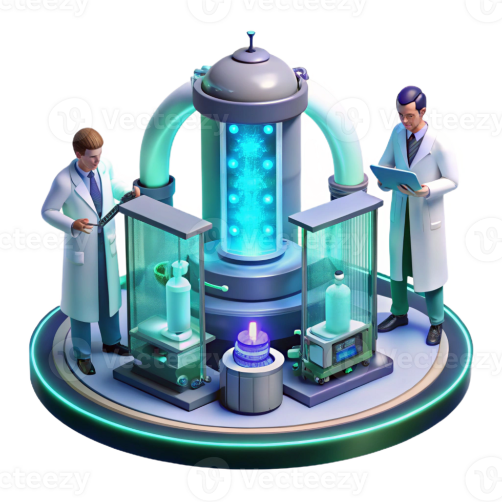stunning artistic A Futuristic Laboratory Filled with Glowi exclusive png