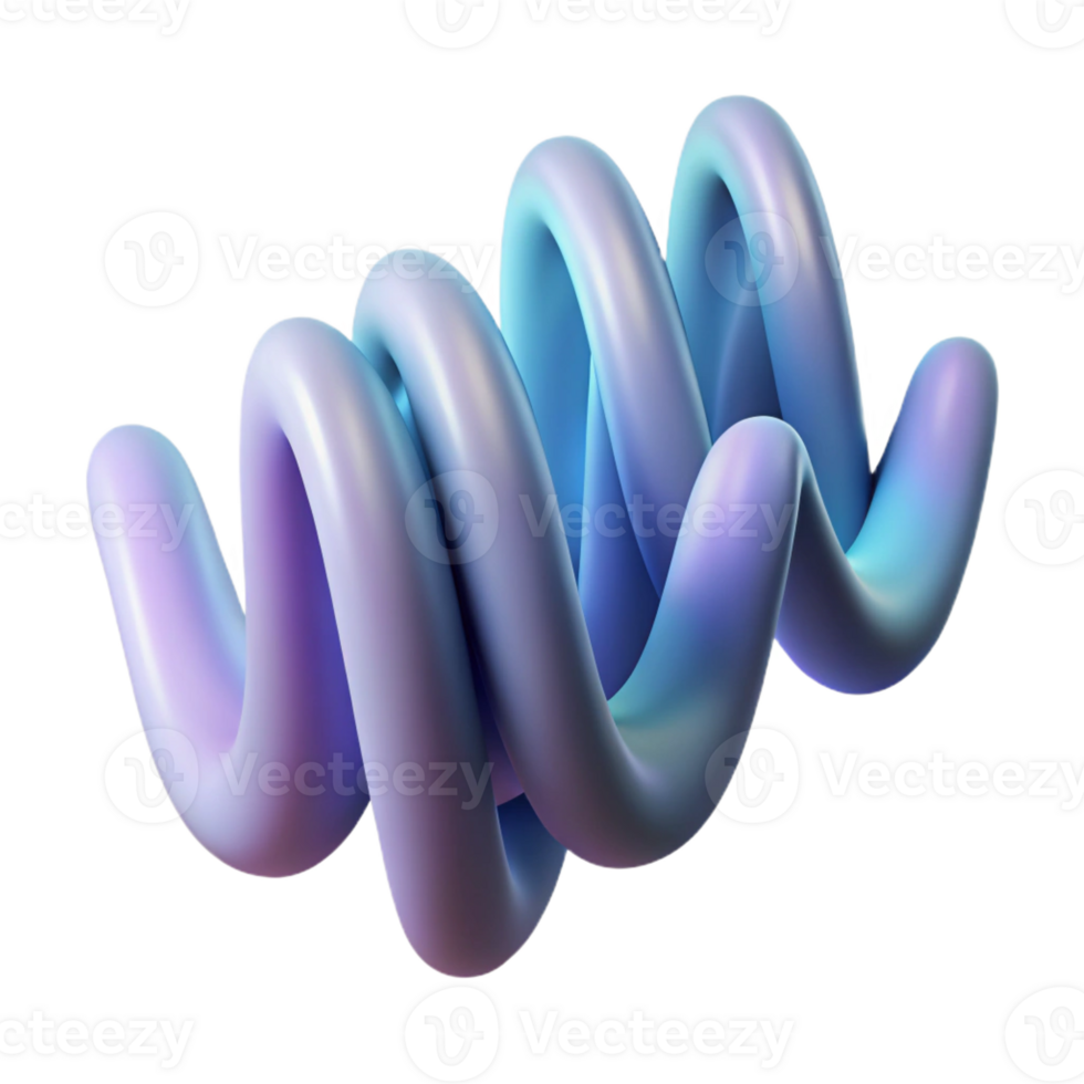 serene contemporary Abstract Sound Wave Visualization authentic png