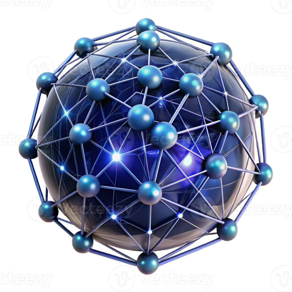 extraordinary creative A Network of Glowing Lines and Nodes Formi authentic png