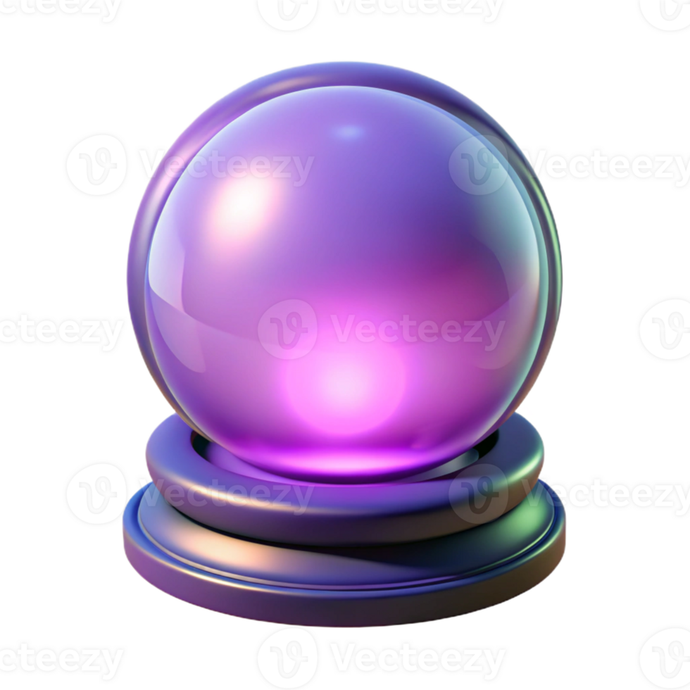 wonderful rustic A Mystical Oracle Gazing Into a Crystal Bal professional png