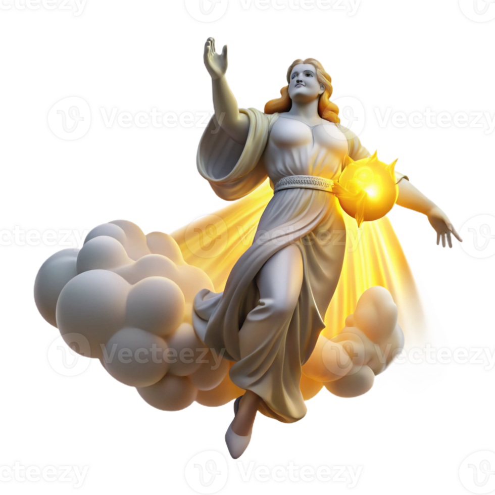 extraordinary abstract A Celestial Being Descending from the Hea genuine png