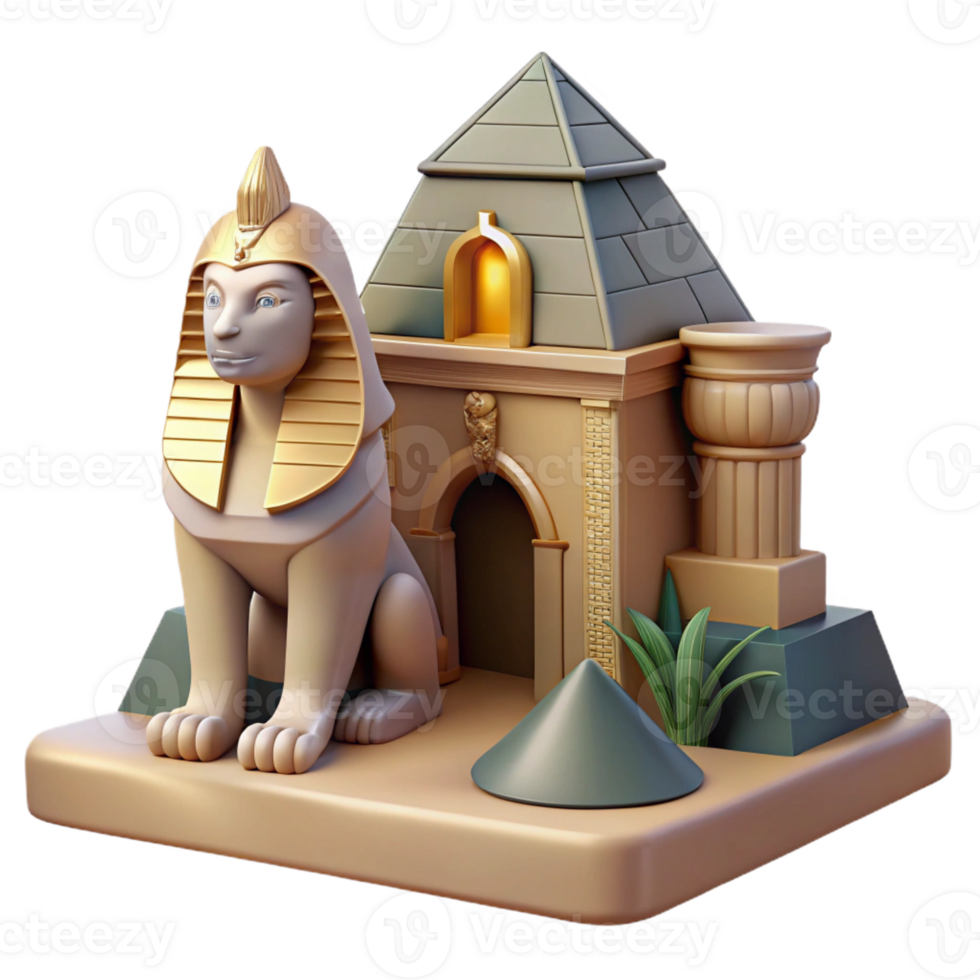 extraordinary classic A Mysterious Sphinx Guarding a Hidden Temp authentic png