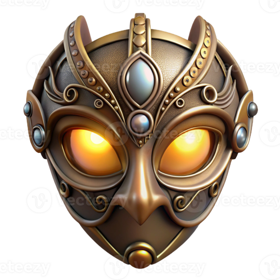 impressive creative A Steampunk Mask with Intricate Filigree A exclusive png