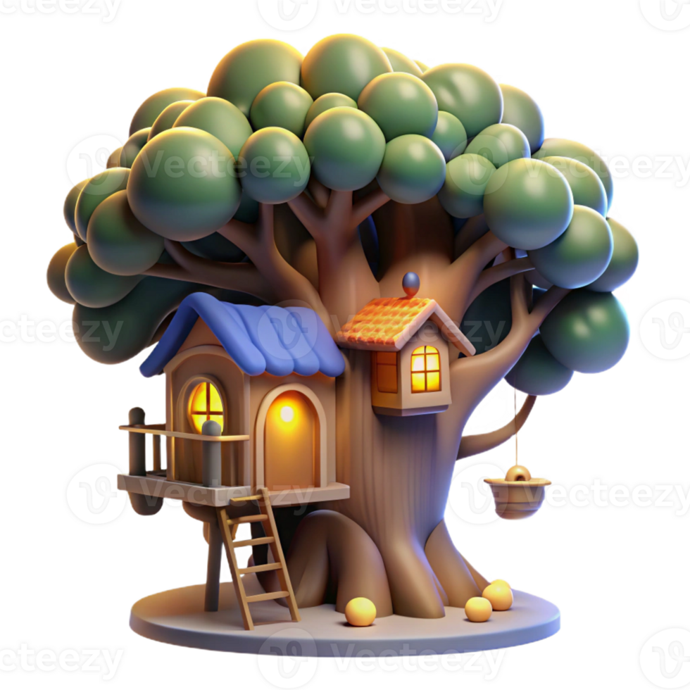 magnificent contemporary A Whimsical Treehouse Nestled in the Branch authentic png