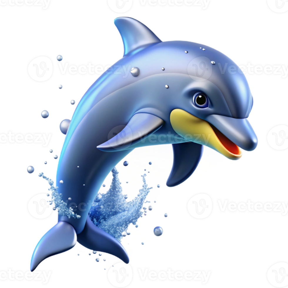 extraordinary contemporary A Playful Dolphin Leaping out of the Ocea premium png
