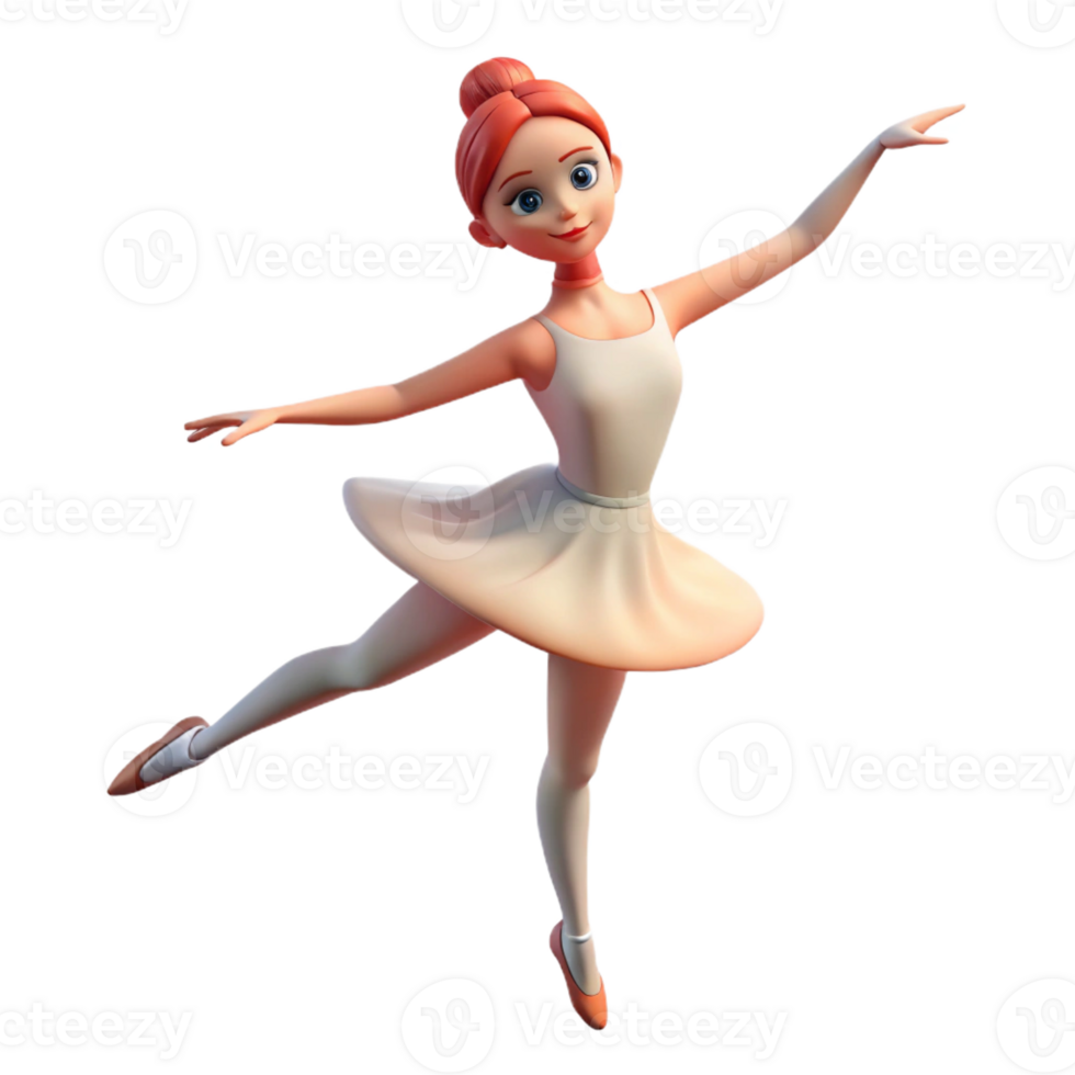 dramatic artistic Graceful Ballerina in Mid-leap exclusive png