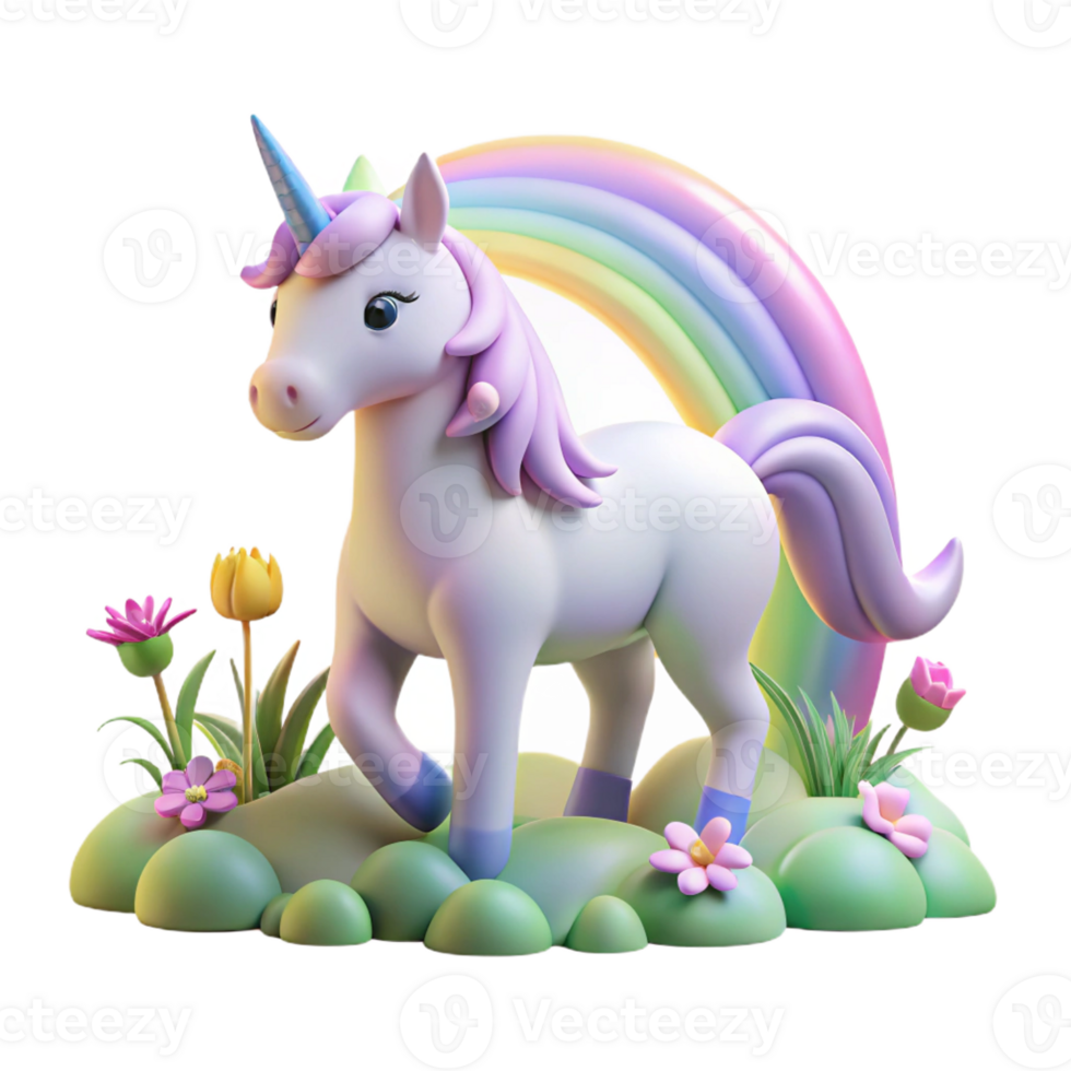 extraordinary vintage A Mystical Unicorn Its Horn Glowing With high resolution png