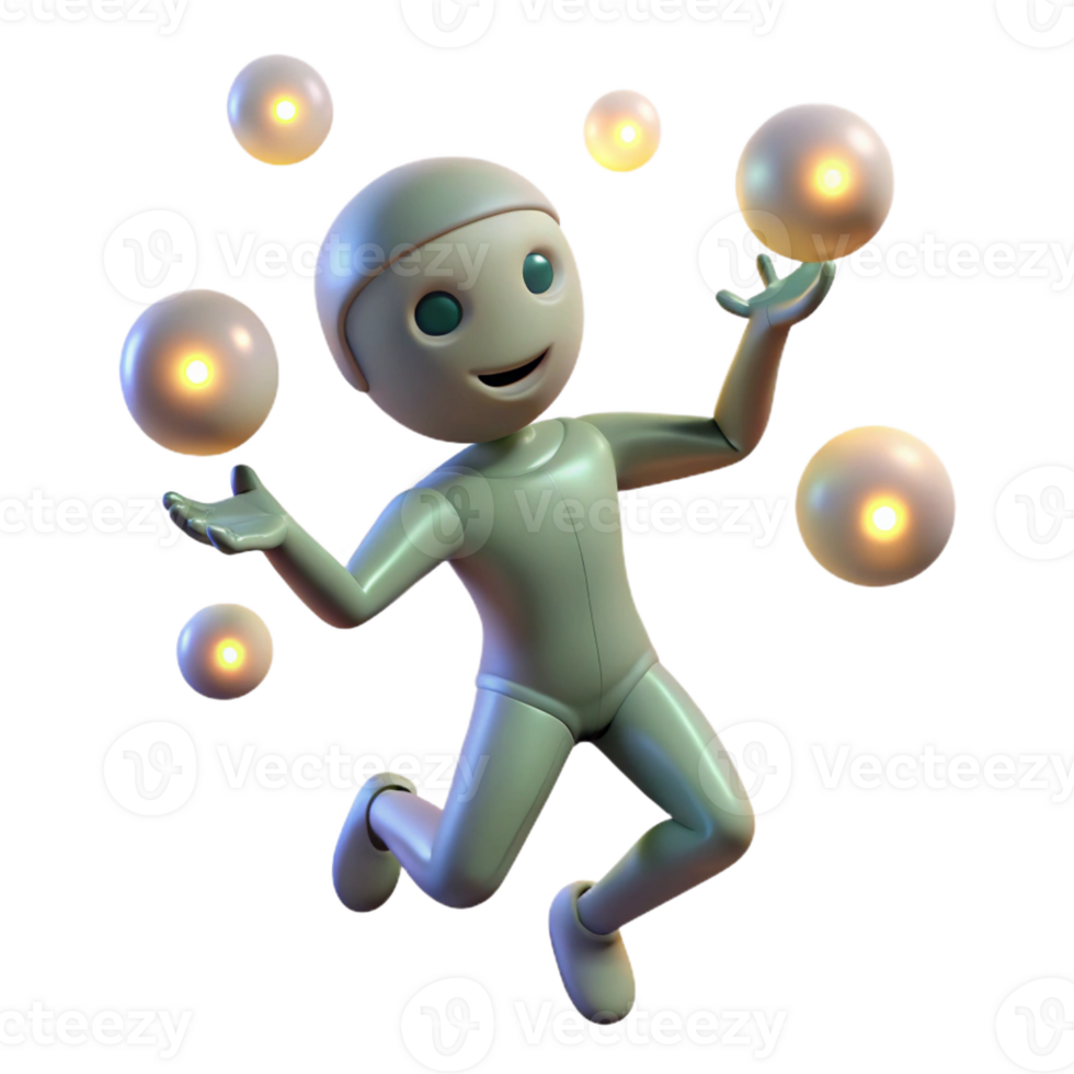 beautiful abstract A Playful Sprite Dancing Amongst Glowin 4K png