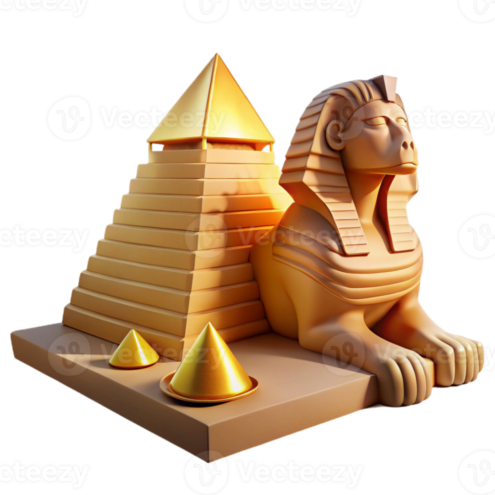 elegant contemporary A Mysterious Sphinx Posing a Riddle In authentic png