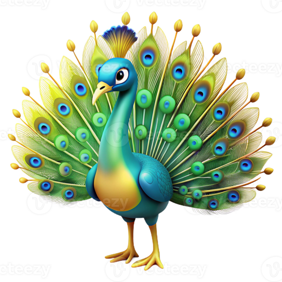 extraordinary traditional A Vibrant Peacock Displaying Its Feathers high resolution png