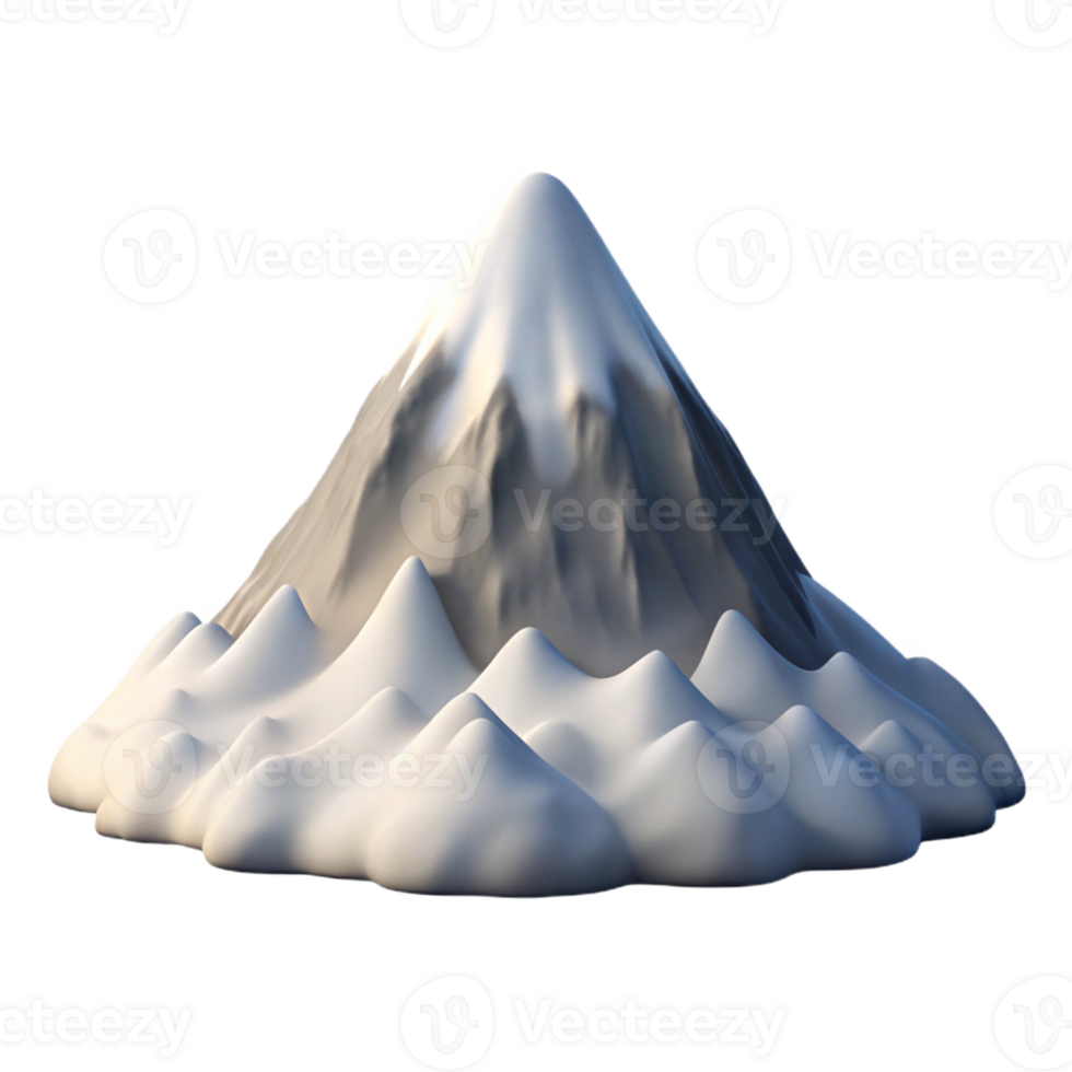 stunning rustic A Majestic Snow Covered Mountain Peak Pi high quality png