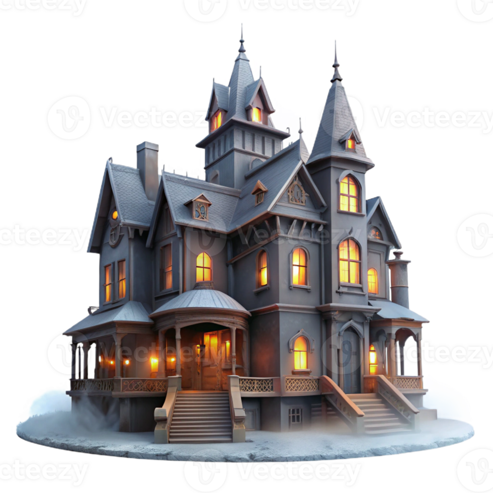 magnificent minimalist A Dilapidated Victorian Mansion Shrouded high resolution png
