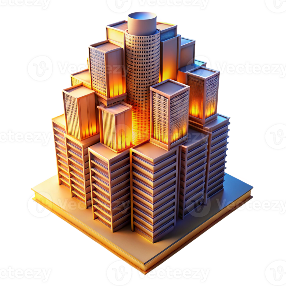 magnificent contemporary A Towering Skyscraper Made Entirely of Bo 4K png